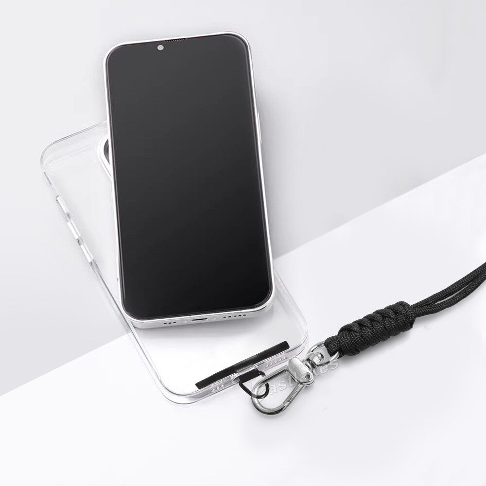 2PCS Stainless Steel Flexible Phone Lanyard Compatible with iPhone 17Pro Max With Neck Strap