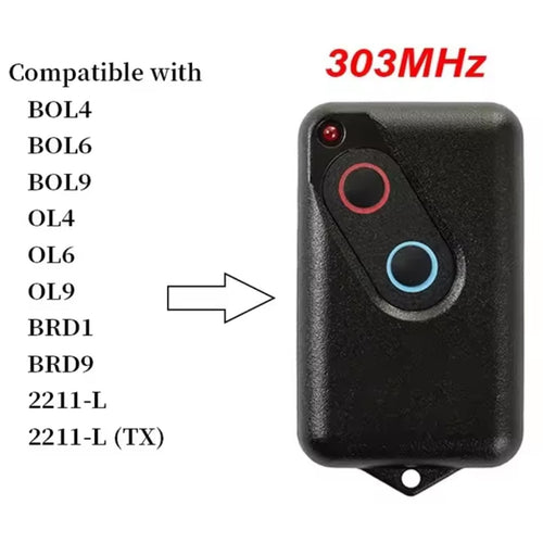 Boss/Guardian/Steel-Line 2211L BHT4/BOL4/BRD1 Replacement Garage Door Remote