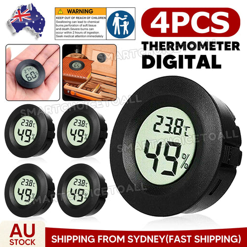 LCD Mini Digital Thermometer Hygrometer Temperature Humidity Humidity Meter AUS