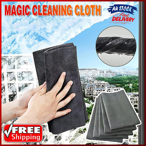 5SizeThickened Magic Cleaning Cloth Streak Free Reusable Microfiber Cleaning Rag