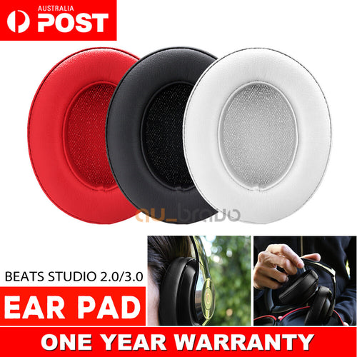 New Soft Replacement Ear Pads Compatible with Beats by Dr. Dre Studio 2.0 3.0 Wired Wireless