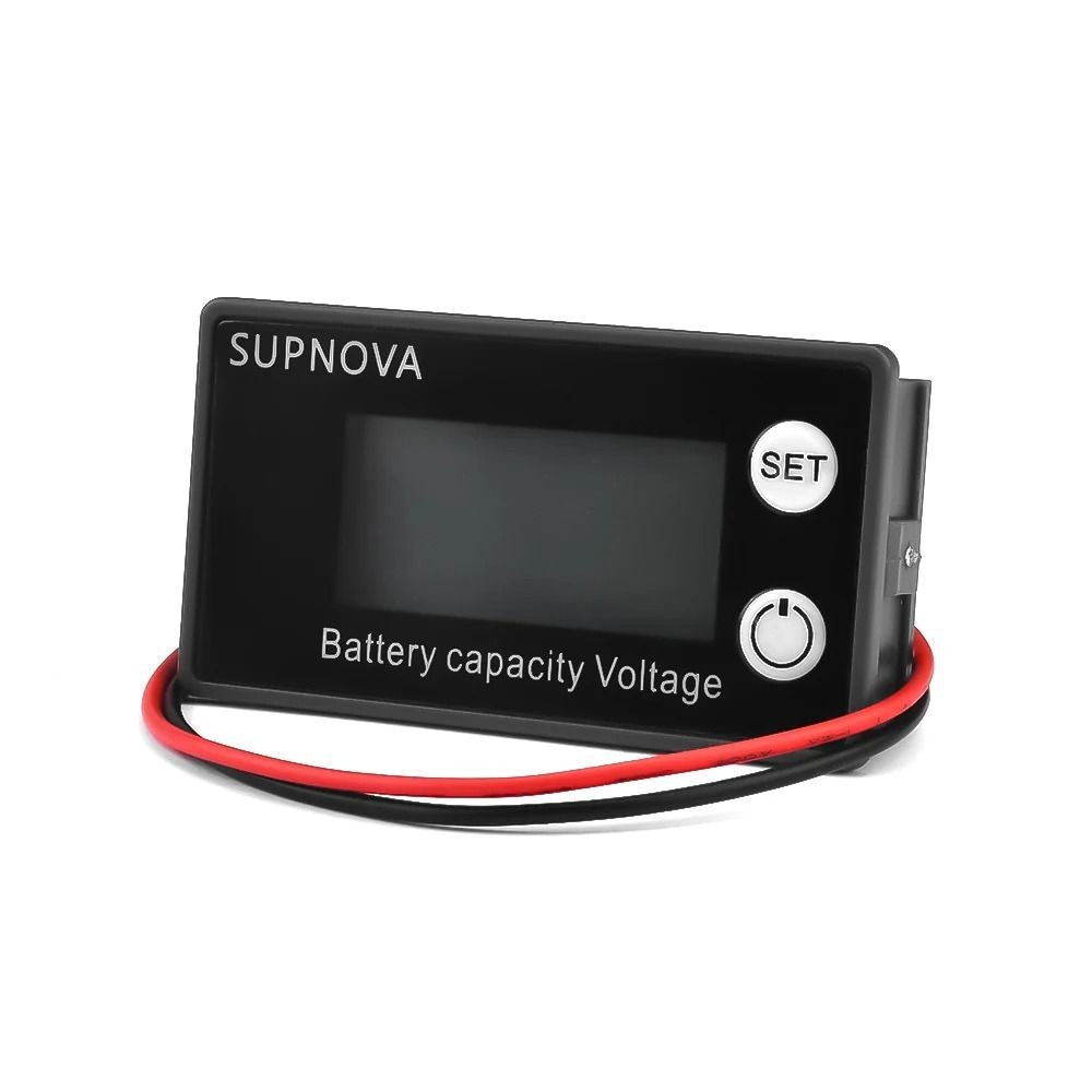 Lithium Voltmeter DC 8V-100V Voltage Gauge Battery Capacity Level Indicator