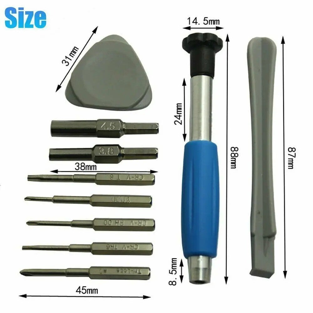 Repair Tool Kit Screwdriver Compatible with Nintendo NES SNES N64 Sega Set Game Boy Consoles