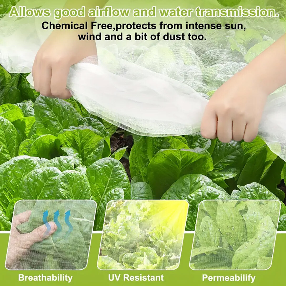 Garden Netting Insect Bug Fly Fruit Mesh Net Vegetable Plant Protection Cover AU