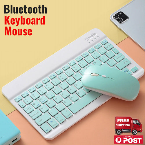 Wireless Bluetooth Keyboard Mouse Compatible with iPad Tablet Laptop Smart Phone Replacement
