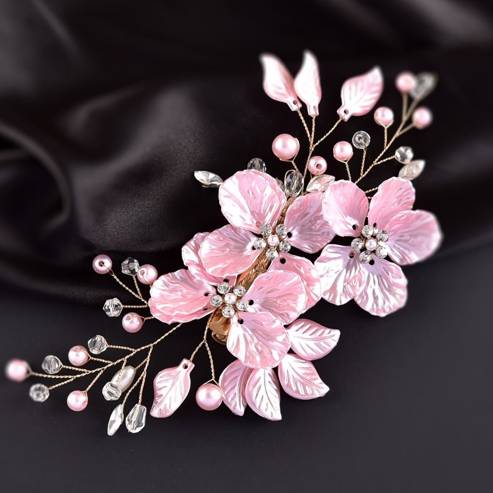 Crystal Pearl Bridal Hair Clips Wedding Hair Accessories