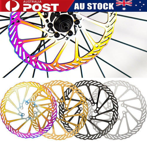 140/160/180/203mm Bicycle MTB Rotor Mountain Bike Disc Brake Rotor 6 Bolt AU