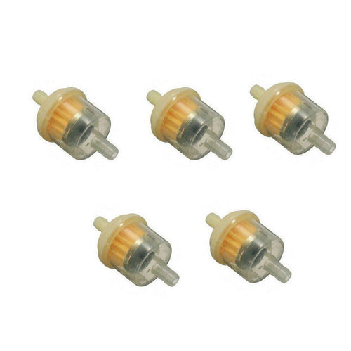 5x Inline Fuel Petrol Filter Motorbike PIT PRO Trail Dirt Quad Bike ATV Buggy