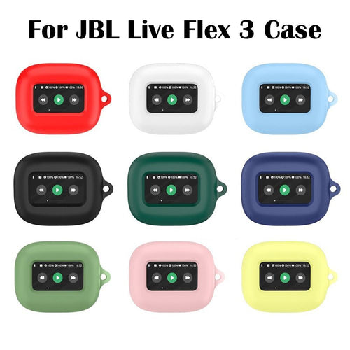 Silicone Earphone Case Compatible with JBL Live Flex 3