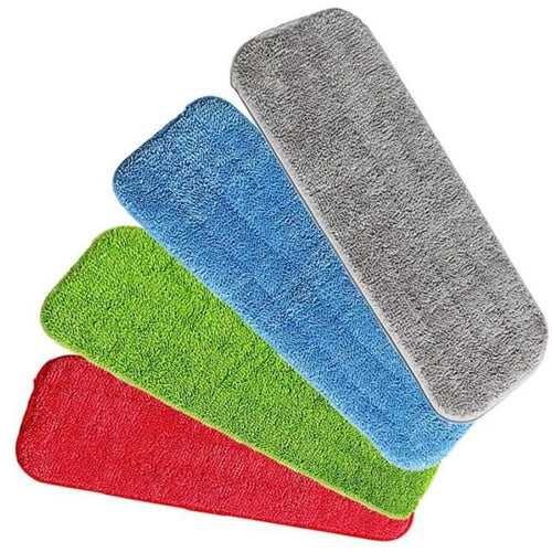Replacement Microfiber Flat Mop Head Refill Floor Cleaning Pads Absorbent Cloths
