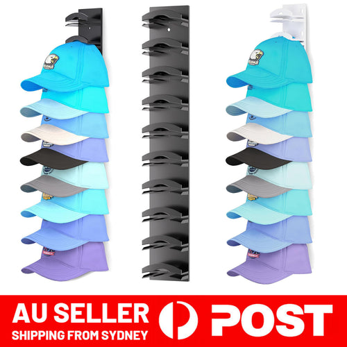 Closet Hat Rack Baseball Caps Organizer Space Saving Wall Hat Storage Holder AU