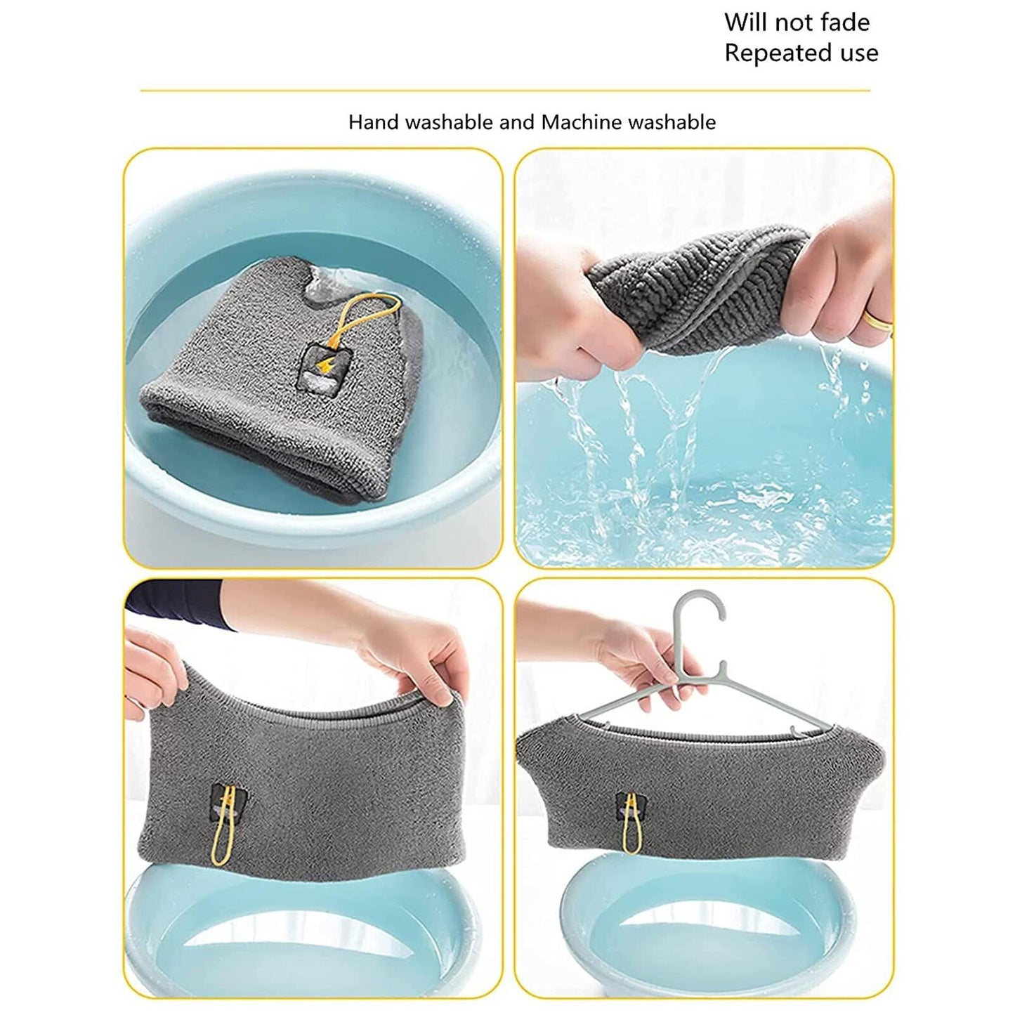 2x Soft Toilet Seat Bathroom Washable Warmer Cushion Mat Cover Pad Hook NEW Lid – Compatible with Seat