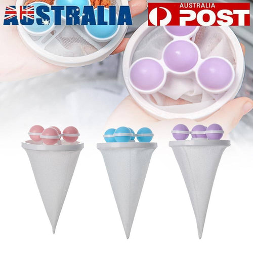 1/3/6PCS Hair Remover For Washing Machine Floating Pet Fur Catcher Laundry Lint