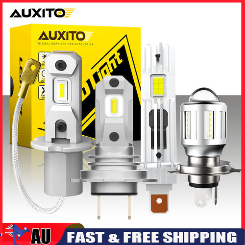 H7 H4 H1 H3 LED Headlight Globes Super Power 53000LM CanBus Ready 2X AUXITO