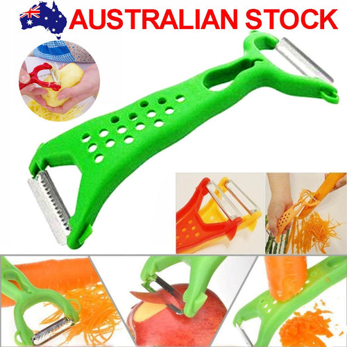 Kitchen Fruit Vegetable Peeler Potato Carrot Cucumber Cheese Slicer Tool AU New