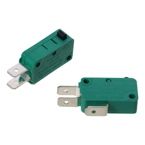 2pcs Green Micro Limit Switches 16A 125/250VAC Limit Switch PCB Terminals