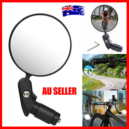 MTB Mountain Bike Rearview Mirror Bicycle Handlebar Convex Rear View Mirror AU
