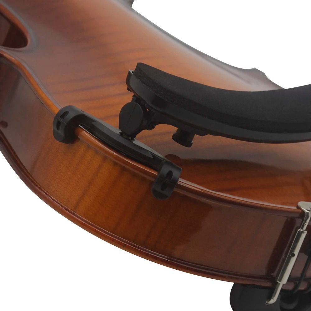 Adjustable Violin Shoulder Rest For Violin 3/4 4/4 & 1/2 &1/8 1/4 Black