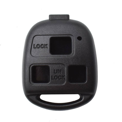 Car Remote Key Shell Fob Case Compatible with Toyota FJ Cruiser Land Cruiser 3 Button Pad