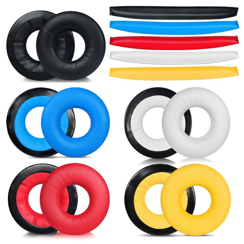 Earmuff For Sennheiser HD25 Replacement Earpads Ear Pads Leather Earphone Case