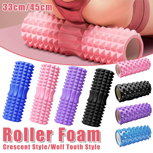 Pilates Foam Roller Physio Yoga Fitness GYM Exercise Training 3D Point 33/45CM