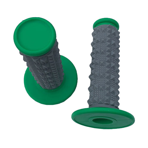 Green Hand Grips MX Motorbike Dirt/Pit Quad Bike ATV Handle bars 22mm 7/8" Soft