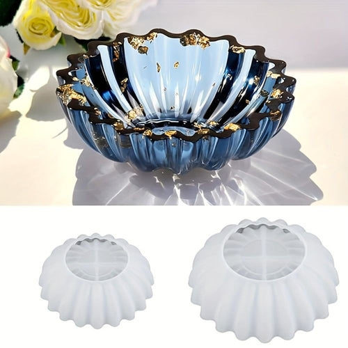 3D Storage Box Silicone Mold Lace Bowl Resin Mold Plaster Mold Home Decor