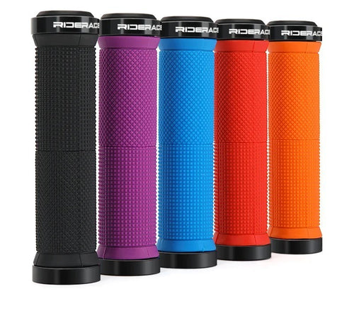 Anti Slip Lock On Bike Handlebar Handle Hand Grips BMX MTB Mountain Bicycle