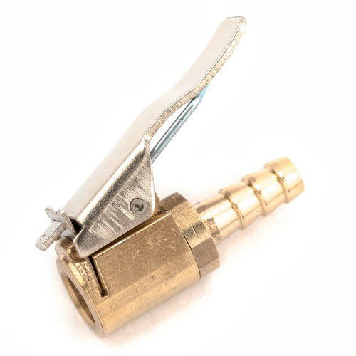 Air Inflator Connector 6mm Barb to Schrader Tyre Tire Inflate Chuck Car Lock Fit