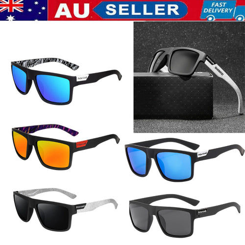 Men Sunglasses UV400 Polarized Glasses Fishing Sports Driving WrapAround Eyewear