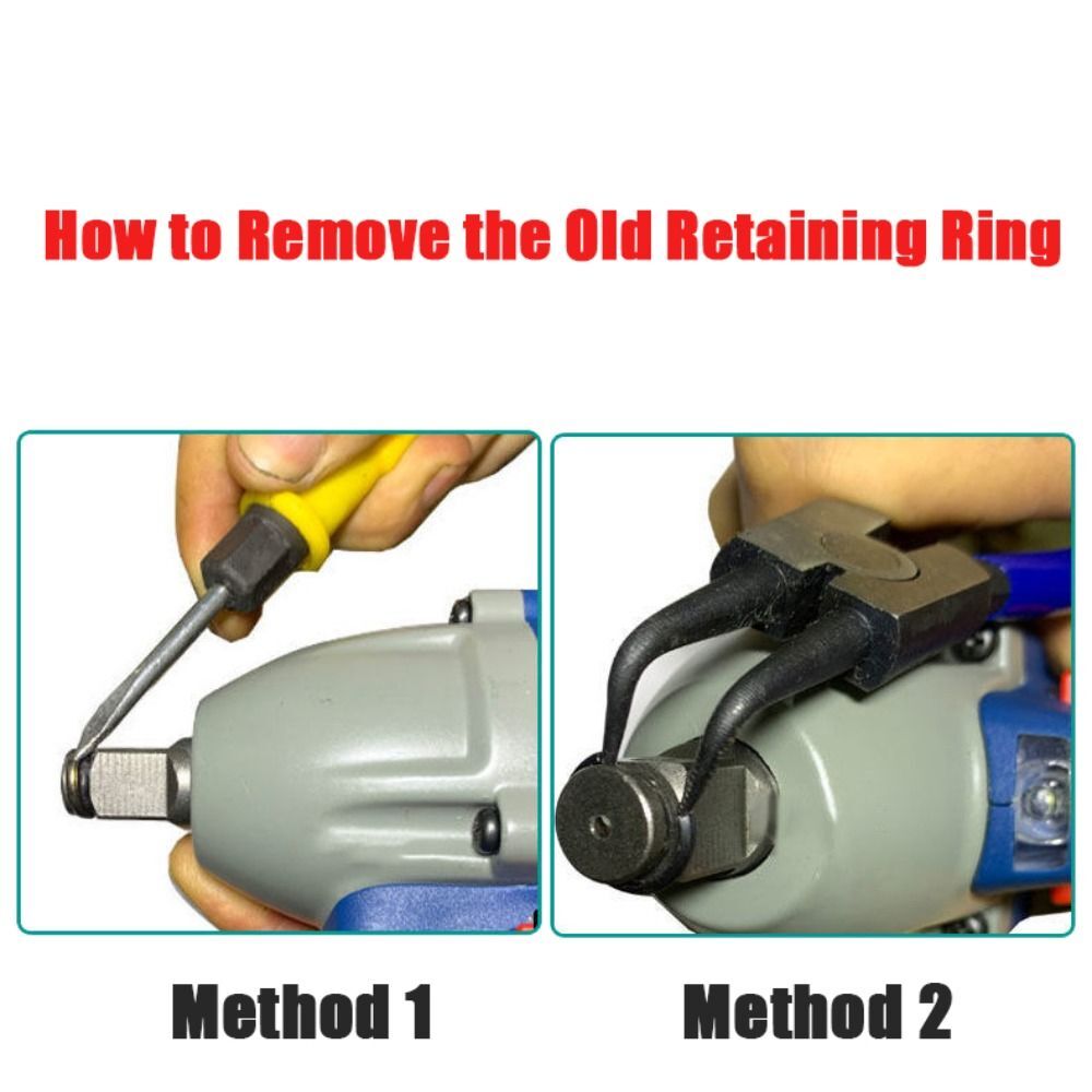 1/2" Retaining Drive O-Ring Clip Socket Circlip Impact Wrench Accessories