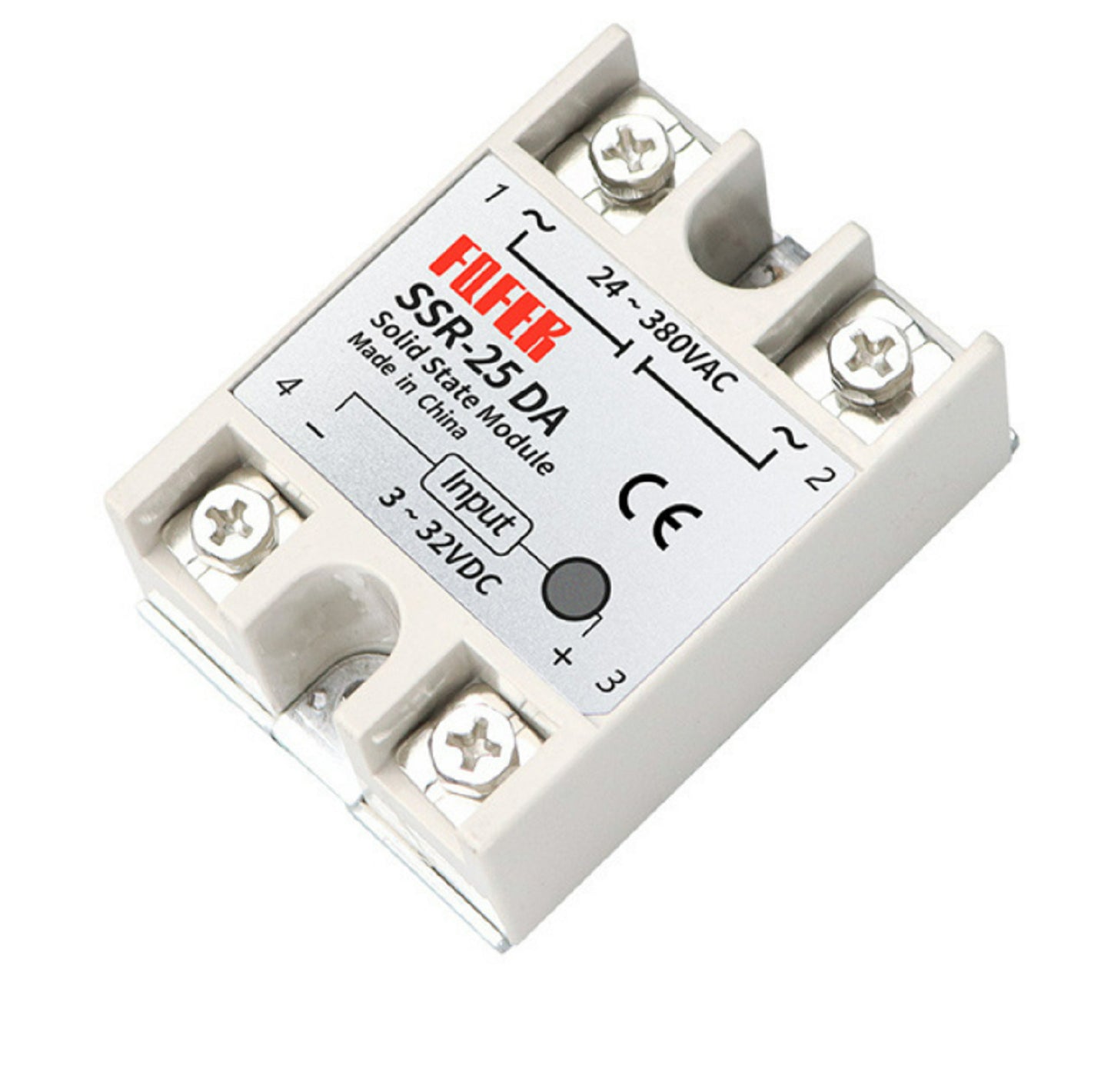 25A/40A/100A 250V SSR-25DA SSR-40DA SSR-100DA Solid State Relay Module Heat Sink