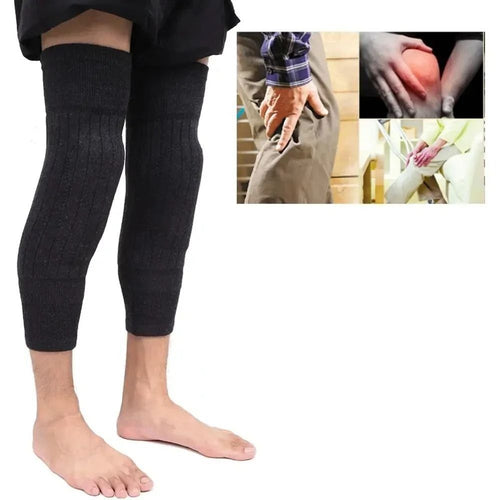 Cashmere Wool Knee Brace Pads KneeCap Wool Kneepad Knee Warmers Knees
