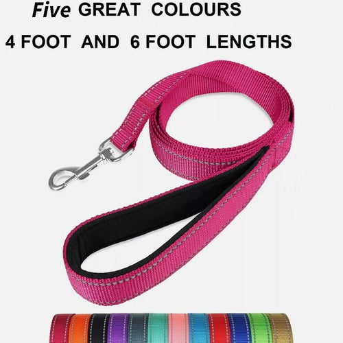 Reflective Dog Lead Strong Padded Tracking Leash Dog Training Lead for Dog
