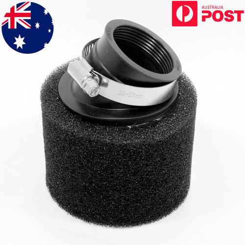 Air Filter BLACK 41mm 42mm Bent Angled Foam Pod PIT Quad Dirt Bike ATV Buggy