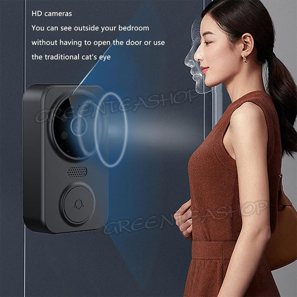 Wireless Video Door Bell WiFi Phone Intercom System with Monitor Doorbell Camera