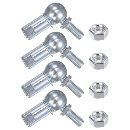 4Pcs CS13 M8 Angle Ball Joint M8x1.25 Right Hand Thread A3-Steel