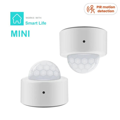 1-4PCS Tuya Zigbee Smart Mini PIR Motion Sensor Wireless Infrared Alarm Detector