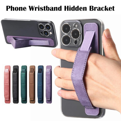 Wristband Phone Finger Grip Strap Mobile Phone Stand for Most Smartphone