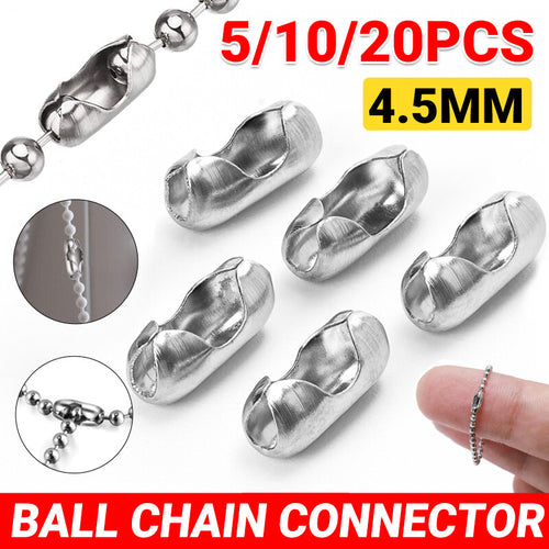 20x Roman Blind Ball Chain Connectors Roller Vertical Holland Joiner Part Link
