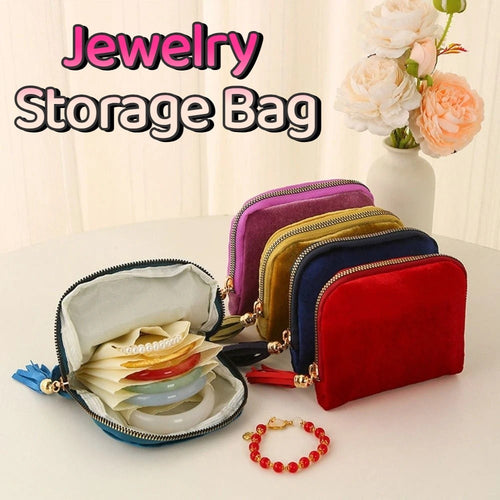Bracelet Display Pouch Portable Jewelry Storage Bag Travel Jewelry Organizer