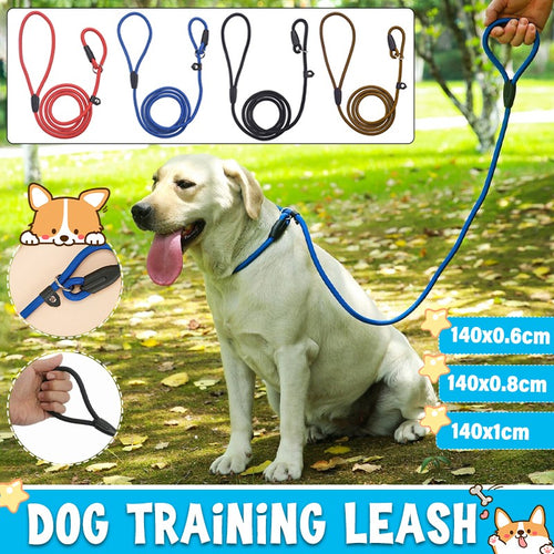 Dog Training Correction Leash Lead Cesar Puppy Pets Millan Slip Nylon Rope AU