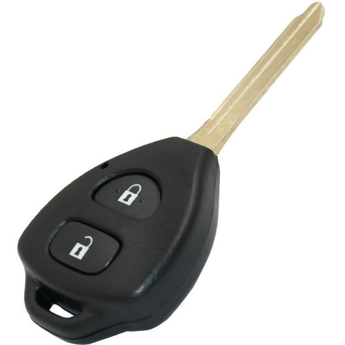 2 Btn Remote Key Fob Shell Compatible with Toyota Rav4 Corolla Camry Yaris For Hilux