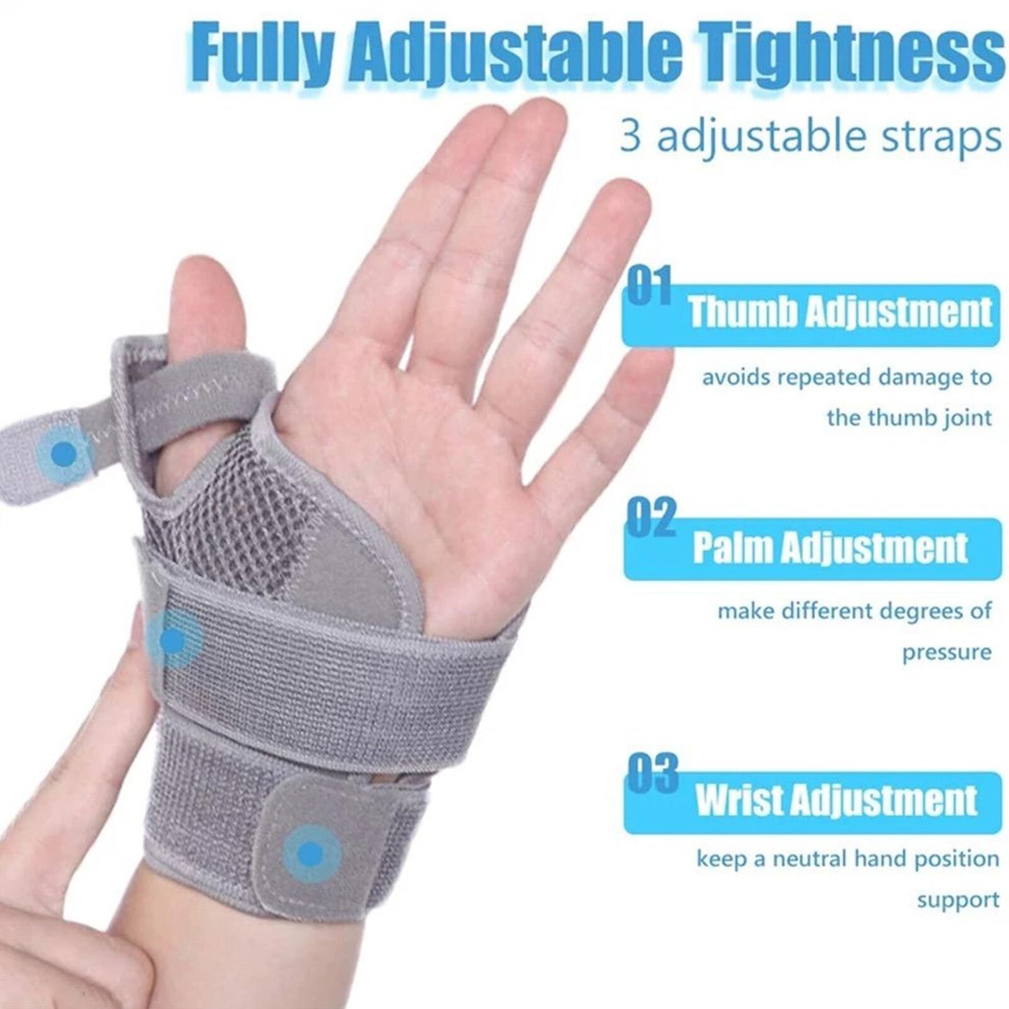 Thumb Support Wrist Arthritis De Quervains Spica Splint Carpal Tunnel Hand Brace