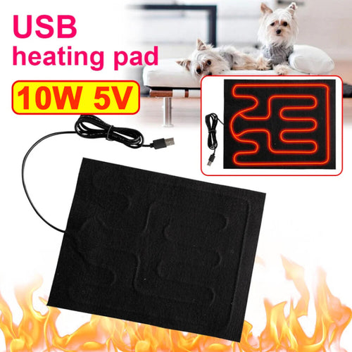 Pet Supplies USB Hot Compress Winter Heated Sheet Heat Mat Heating Pad Heater AU