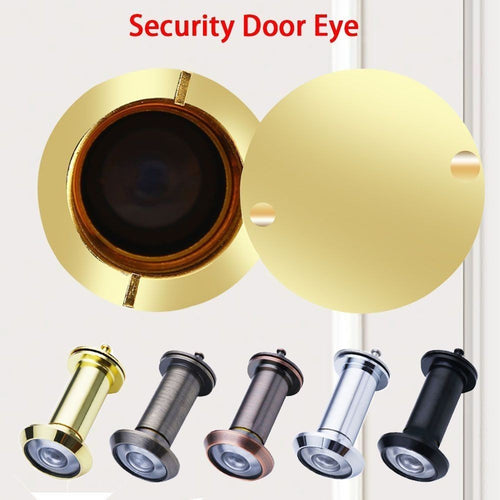 Peephole Peek Peep Hole Security Door Cat Eye HD Glass Lens Door Viewer