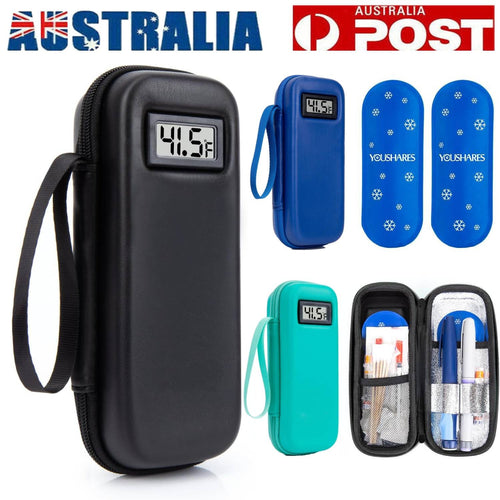 Insulin Cooler Travel Case Temperature Display Refrigerated Medicine Cooling Bag