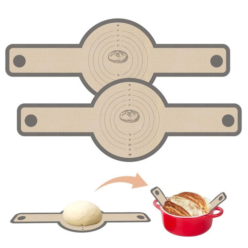 1x Bread Dough Transfer Baking Mat Sourdough Sling LongHandle Loaf Ovens Liner