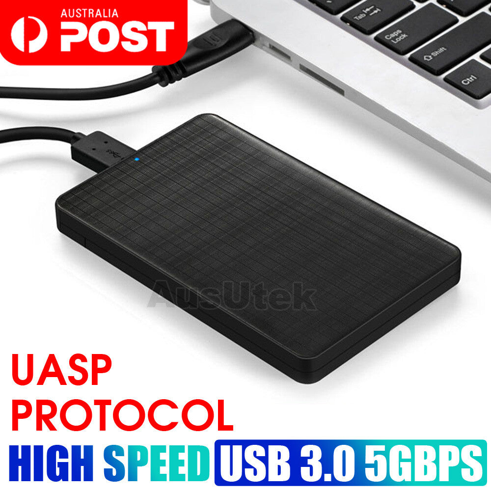 USB 3.0 HDD Enclosure 2.5" SATA External Hard Drive Case 2.5 Inch SSD High Speed Transmission 5 Gbps Support Window Mac Android
