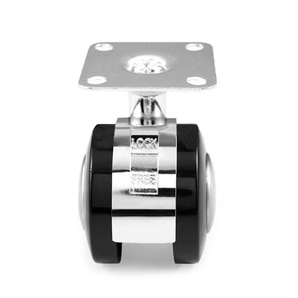 Moving Furniture Casters Wheels Soft Rubber Universal wheel Roller For Cabinet